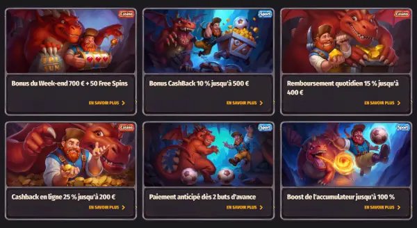 En savoir plus sur dragonia casino